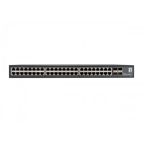 LevelOne 52-Port Unmanaged Gigabit Ethernet Switch 非網管型交換器 GTU-5211